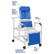 Mjm Internaitonal Reclining Shower Chair, Standard Mesh - R.Blue 193-SM-RB